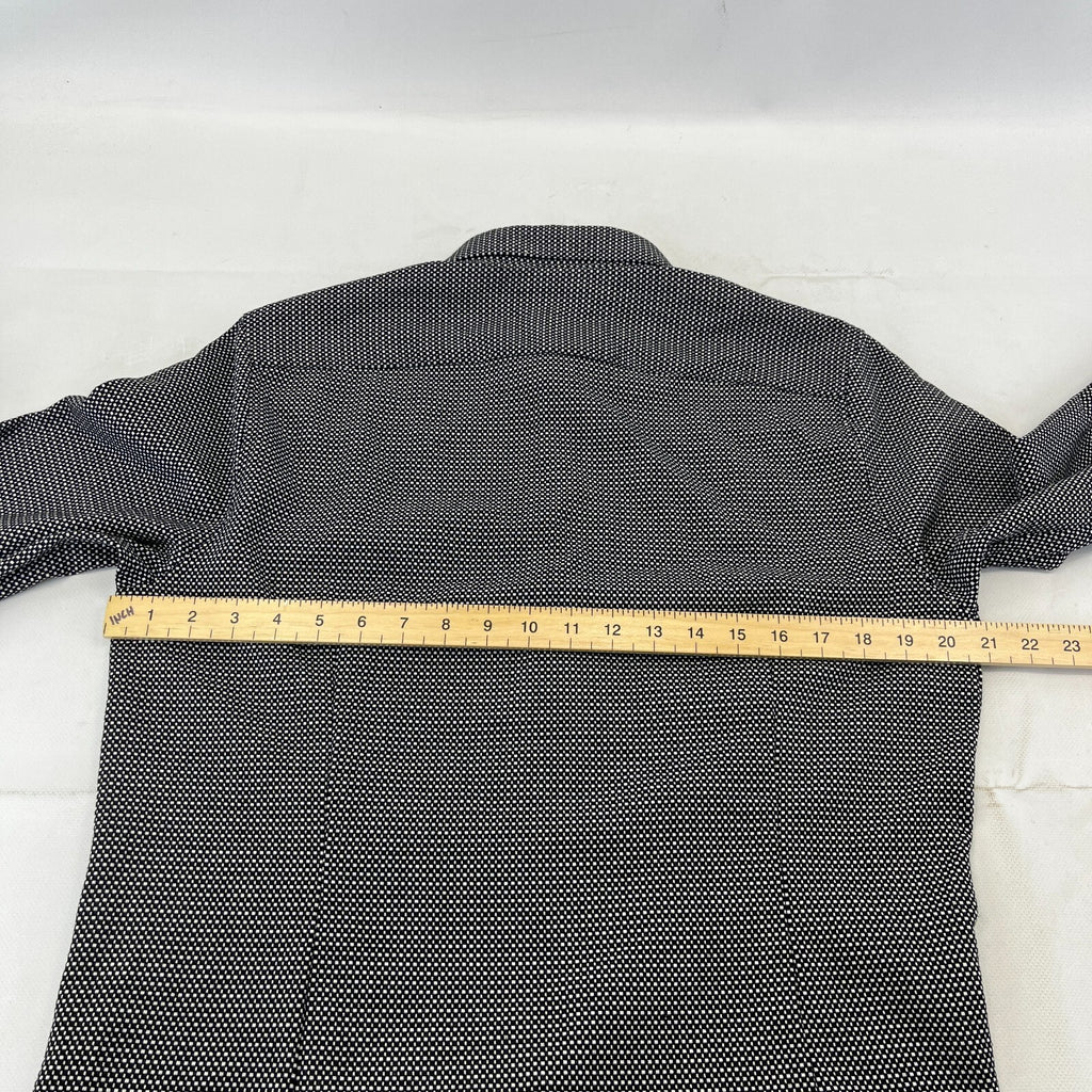 Ted Baker Men's Vintage Thick Heavy Black & White Shirt Mens Size 4