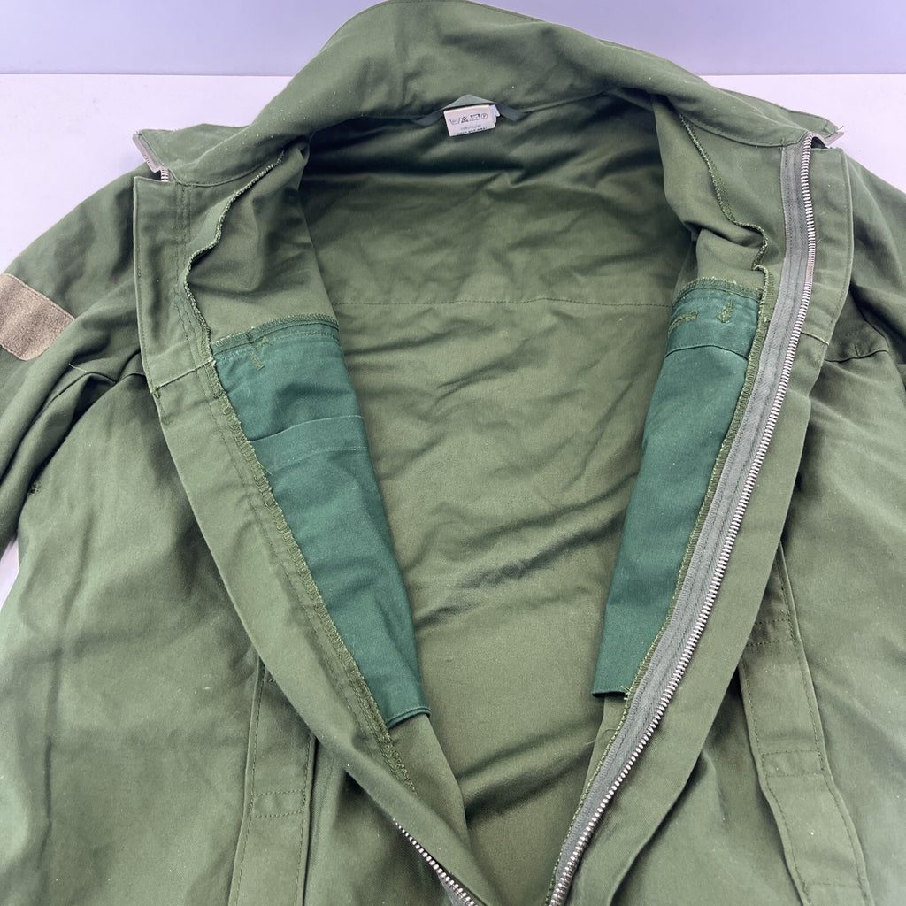 Vintage Marquardt & Schulz German Army Chore Jacket Olive Green Military EU 50