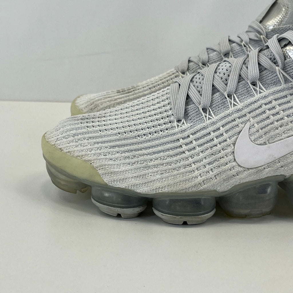 Nike Air Vapormax Flyknit 3 Platinum Light Grey 2019 size U.K 9.5