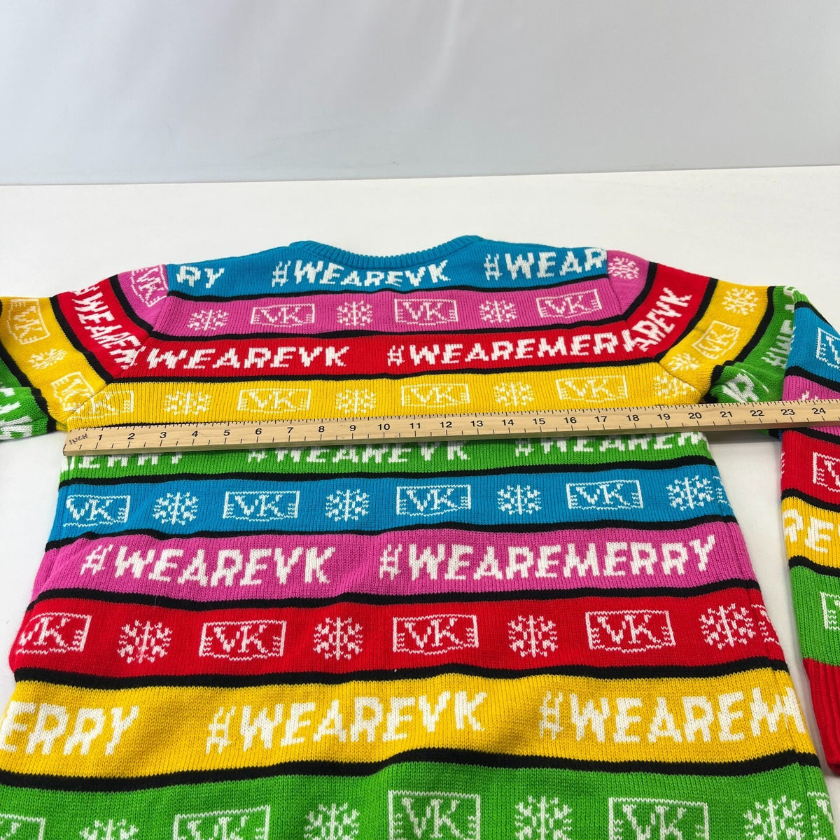 Vodka Kick Wear VK Light Up Christmas Jumper Working (see video) size Large