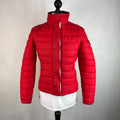 Superdry Original Fuji Jacket Coat Women’s size 14 Quilted Red Warm Ladies