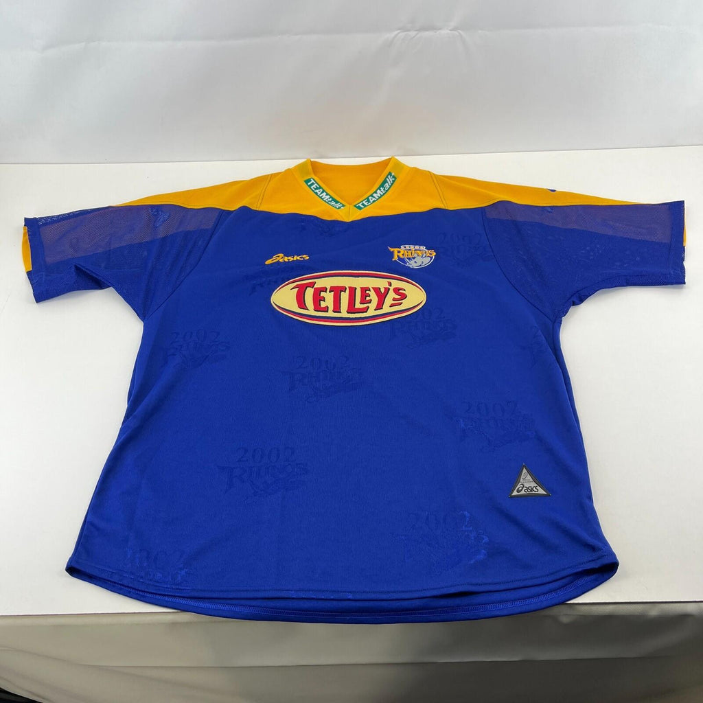 Leeds Rhinos 2002-2003 Home Super League Rugby Shirt size 2XL  XXL