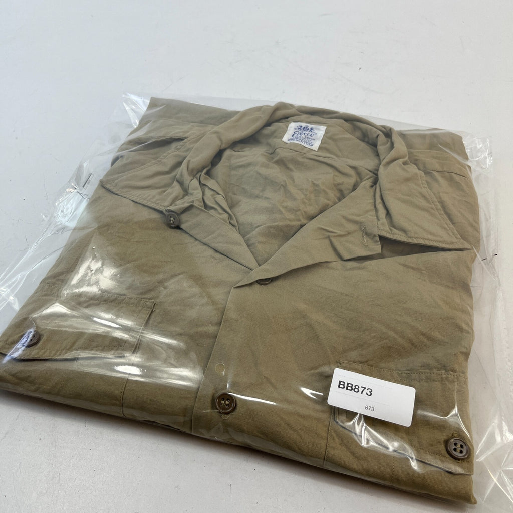 Vintage Elbeco US Marines USMC Workwear Twill Shirt Short Sleeve Military XL