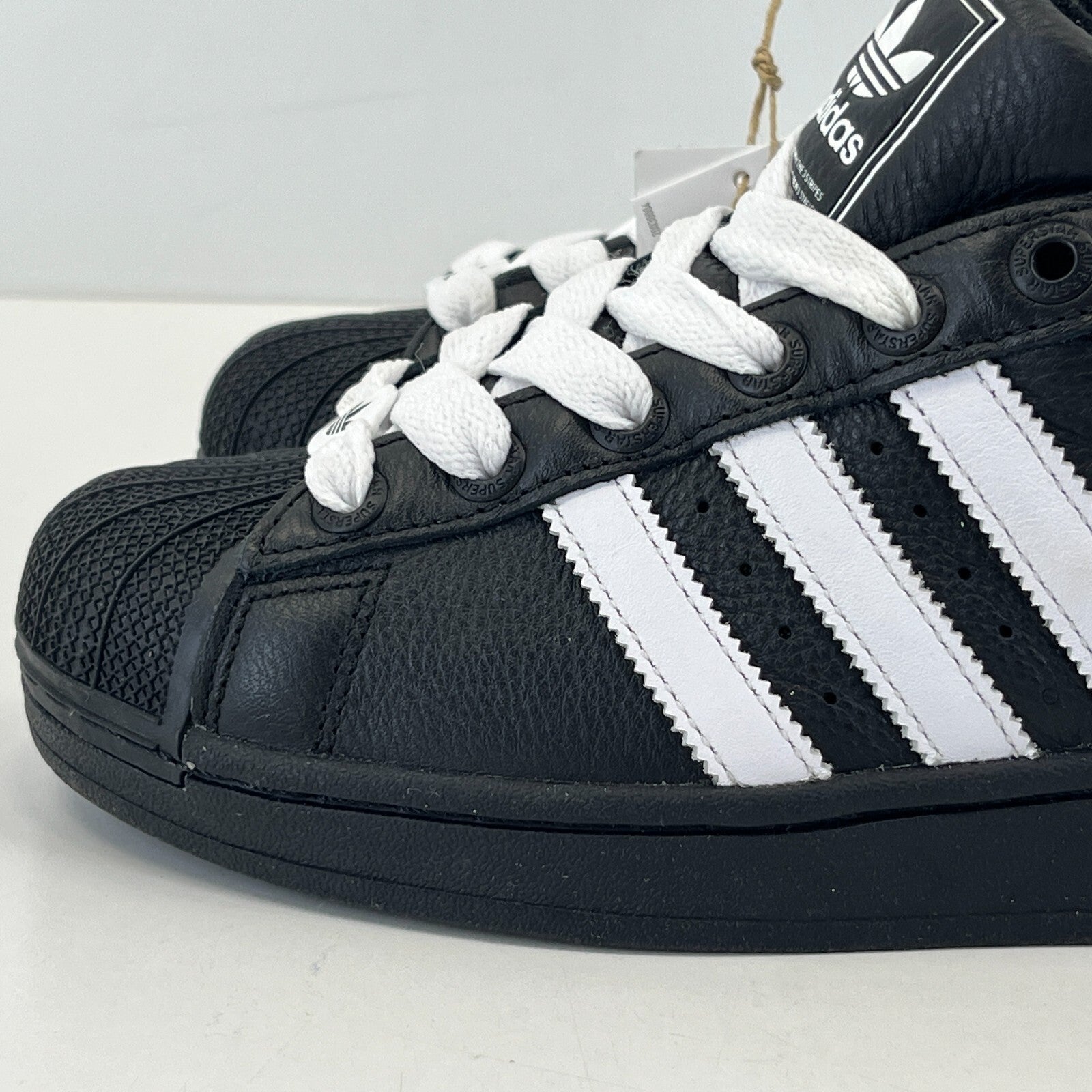 Adidas Originals Superstar II Core Black Trainers New Without Box UK 8 EU 42