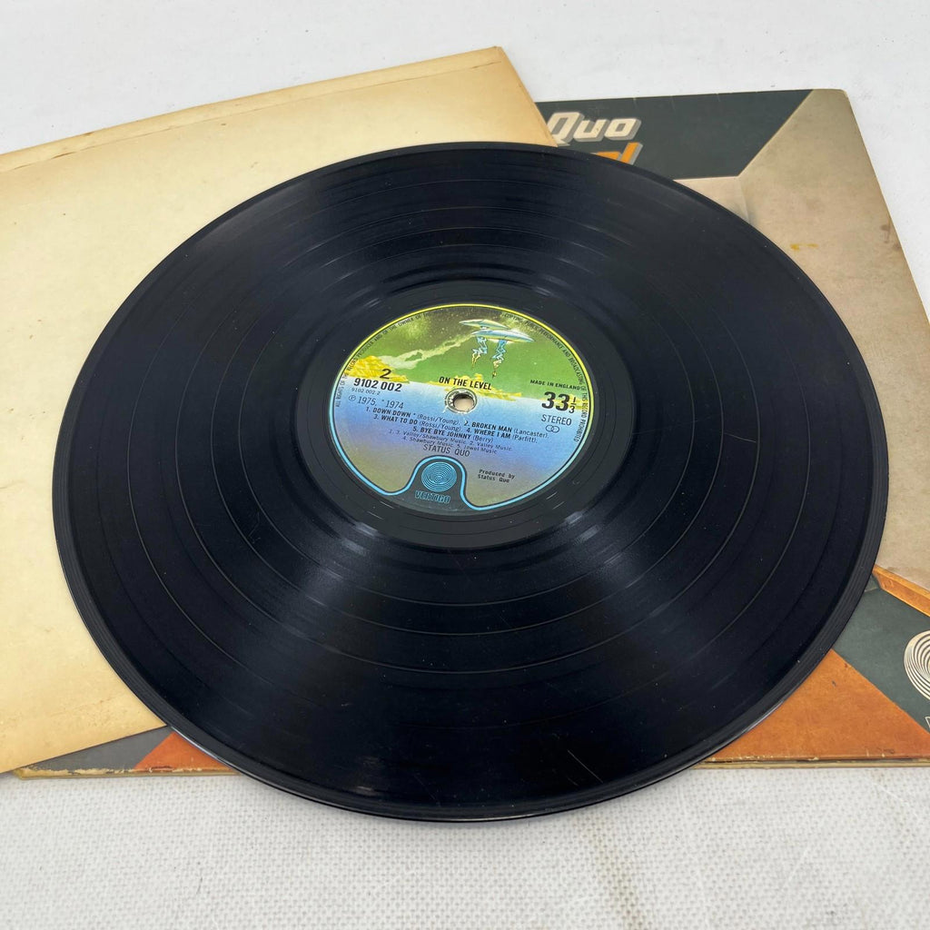 Status Quo On the Level 12" Vinyl Album LP VG+/VG+