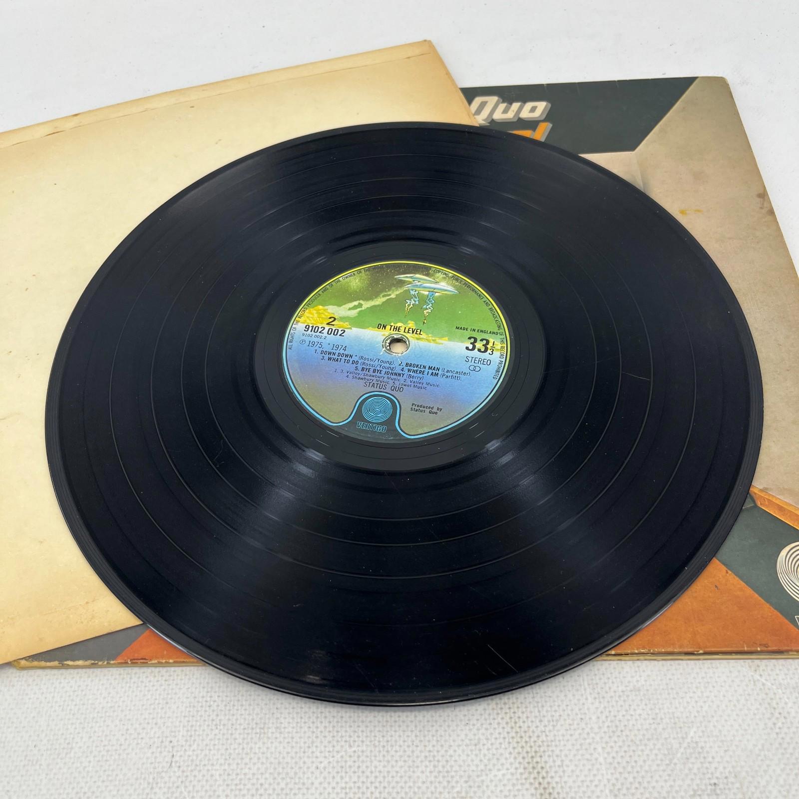 Status Quo On the Level 12" Vinyl Album LP VG+/VG+
