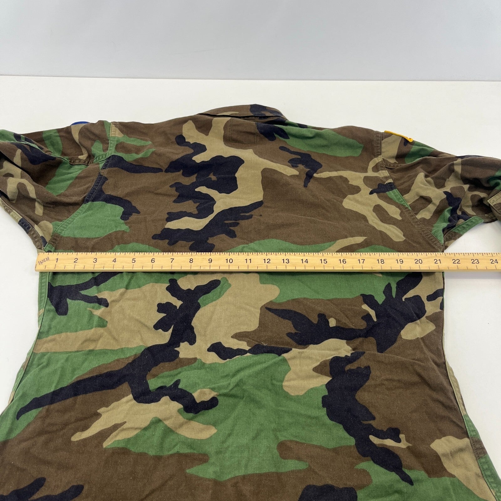 Original US Civil Air Patrol Uniform Jacket with Badges Camo Green Small X-Short