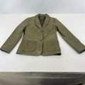 Gap Distressed Look Leather Jacket in Green size XS Women's Vintage