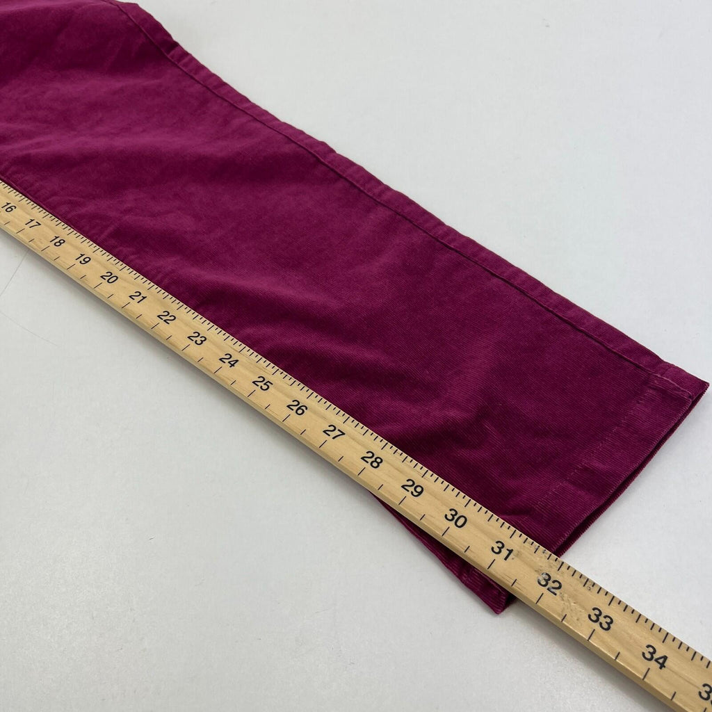 Seasalt Lamledra Cotton Corduroy Trousers Cord Pants in Magenta Pink size 12 R