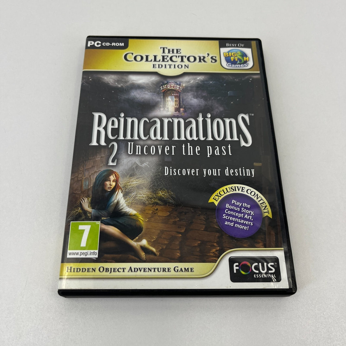 Reincarnations 2 - PC CD Rom - Computer Hidden Object Game - Near Mint Condition