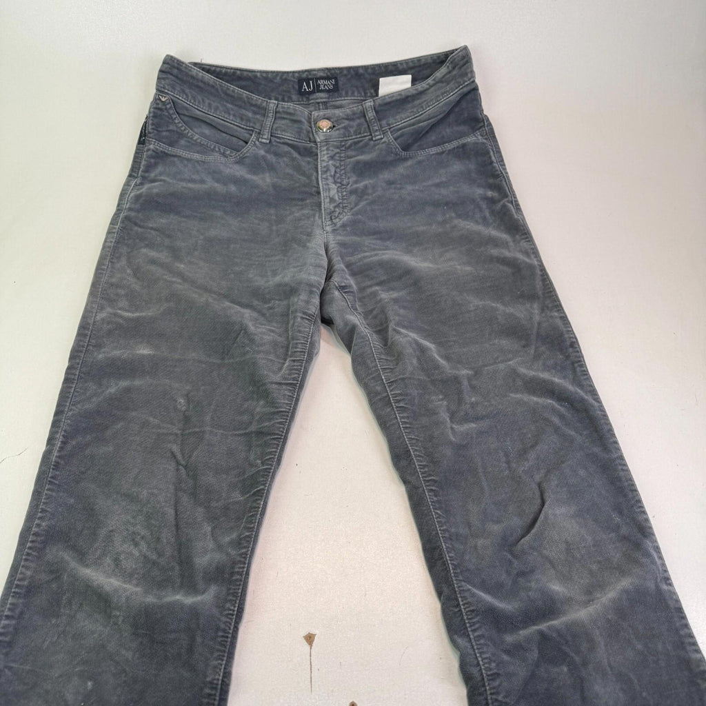 Armani Felt Feel Jeans Tapered Leg in Grey W29" L28"