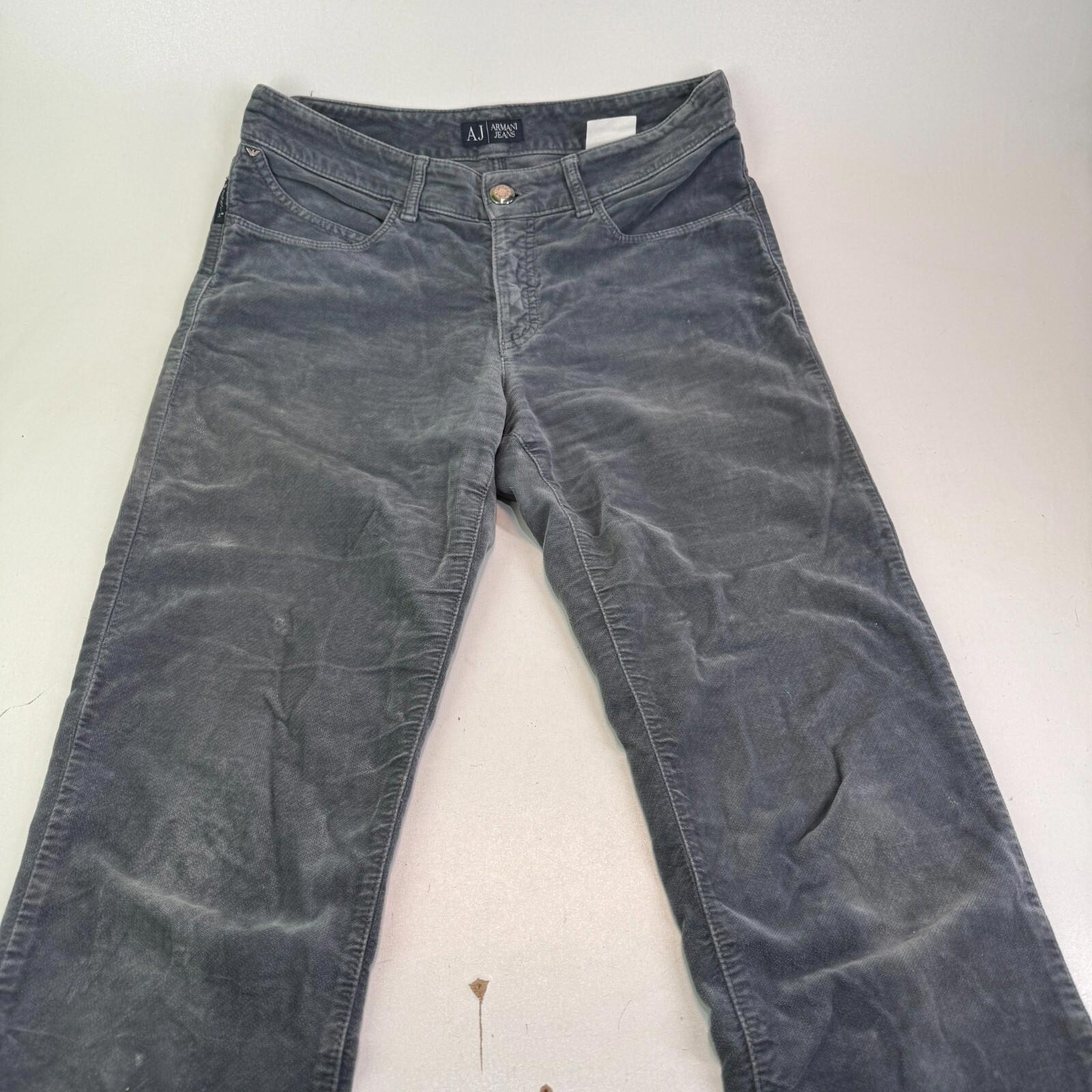 Armani Felt Feel Jeans Tapered Leg in Grey W29" L28"