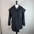 Genuine Macintosh Women's Insulated Mac Rain Trench Coat in Black UK size 12