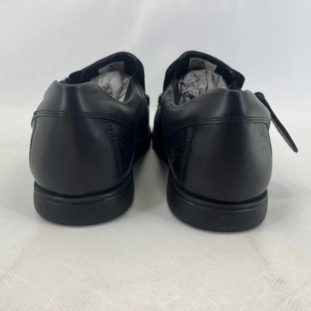 Pretty Green Waltham Slip On Shoes Moccasin Loafers Men's Black Leather size 9.5