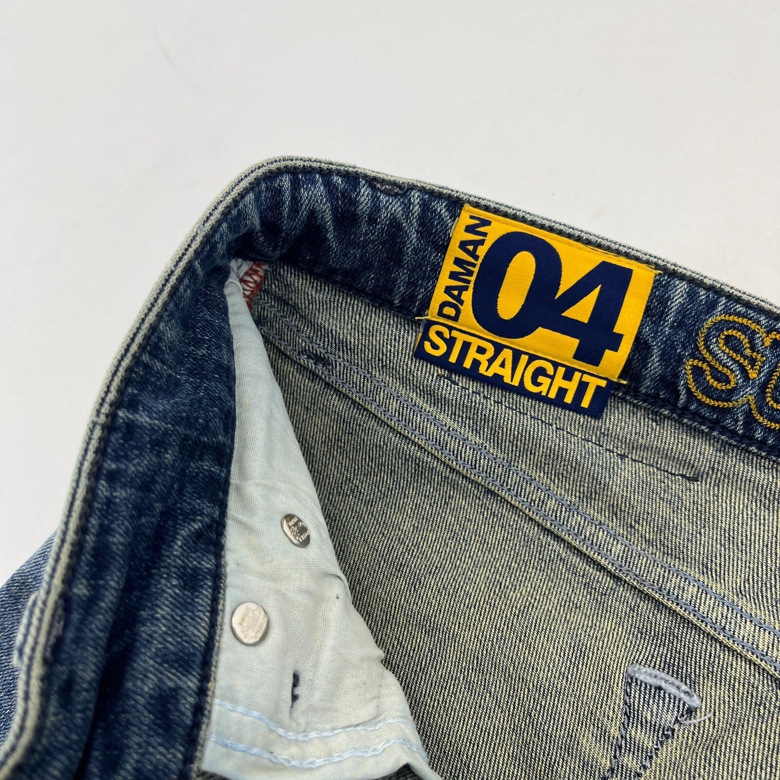 Mens SuperDry 04 Daman Straight Stretch Blue Jeans W31" L30"