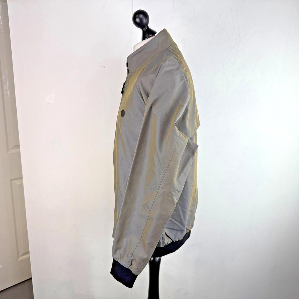 Ska & Soul Harrington Bomber Jacket Storm Grey Mens 3XL Reggae Skinhead Mod
