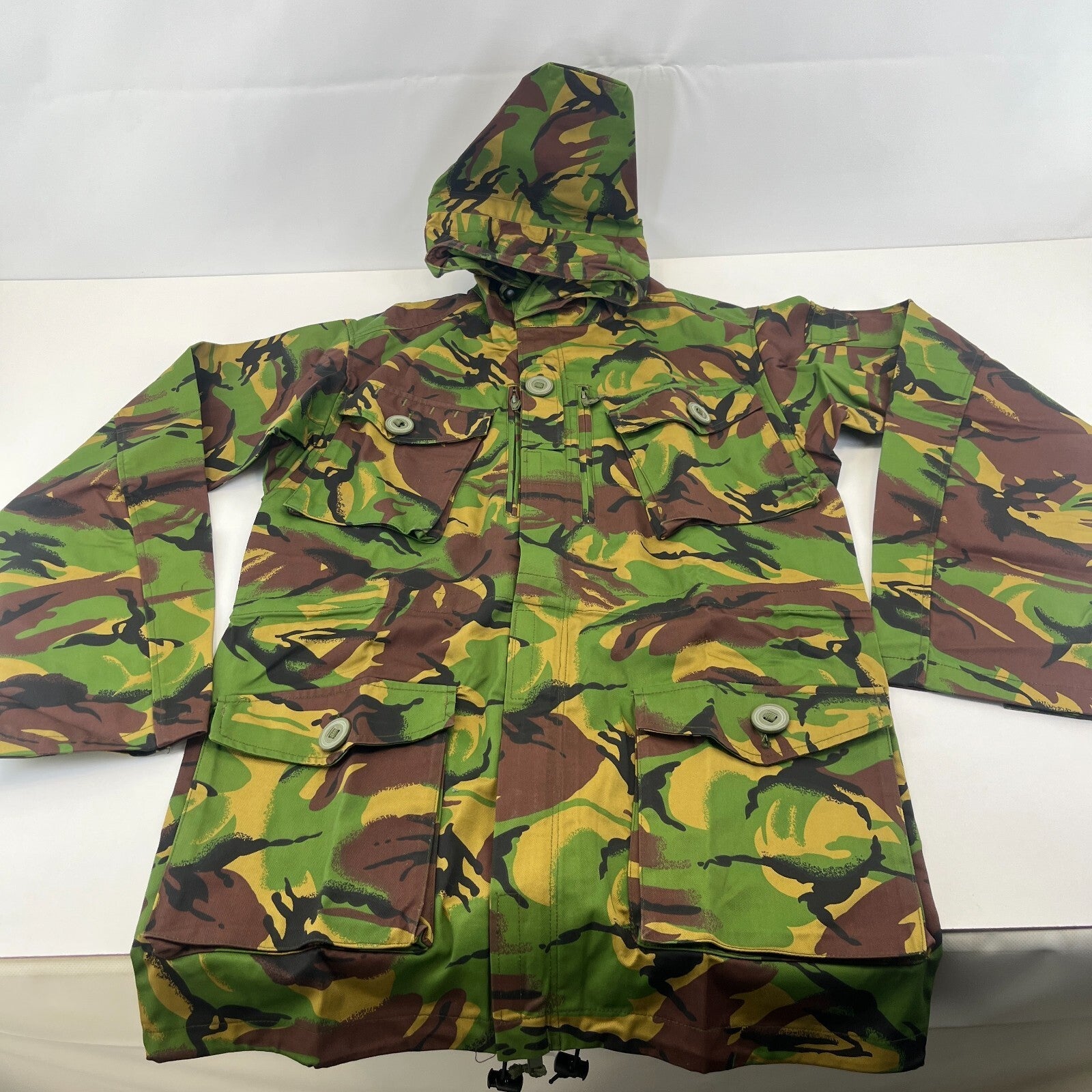British Army Issue Woodland DPM Hooded Combat Smock Windproof 190/96 Fishing New