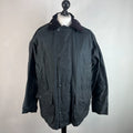 Miller & Simons Wax Jacket in Black UK size S - Waxed Cotton Raincoat