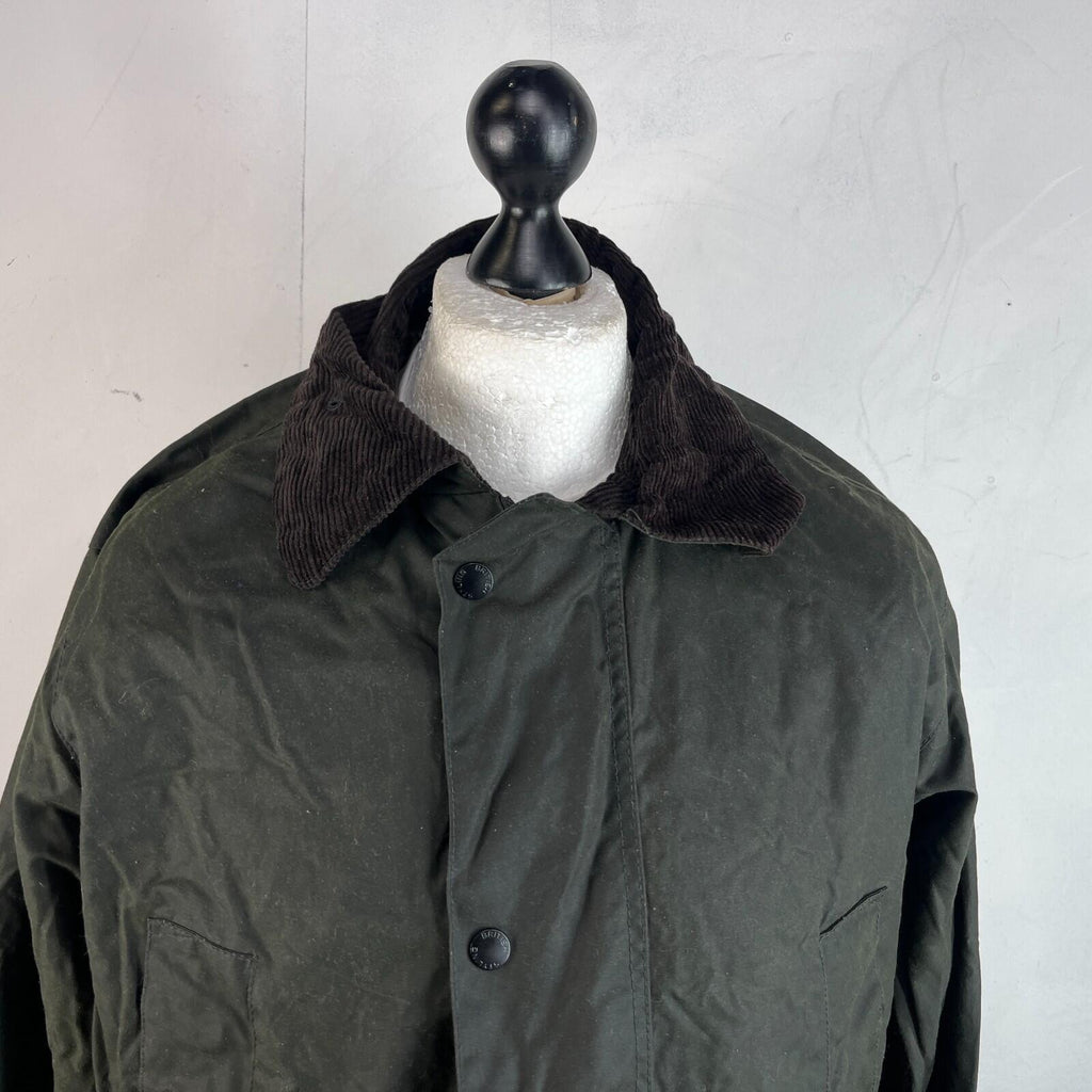 Crane Wax Jacket in Dark Green Waxed Cotton size Large