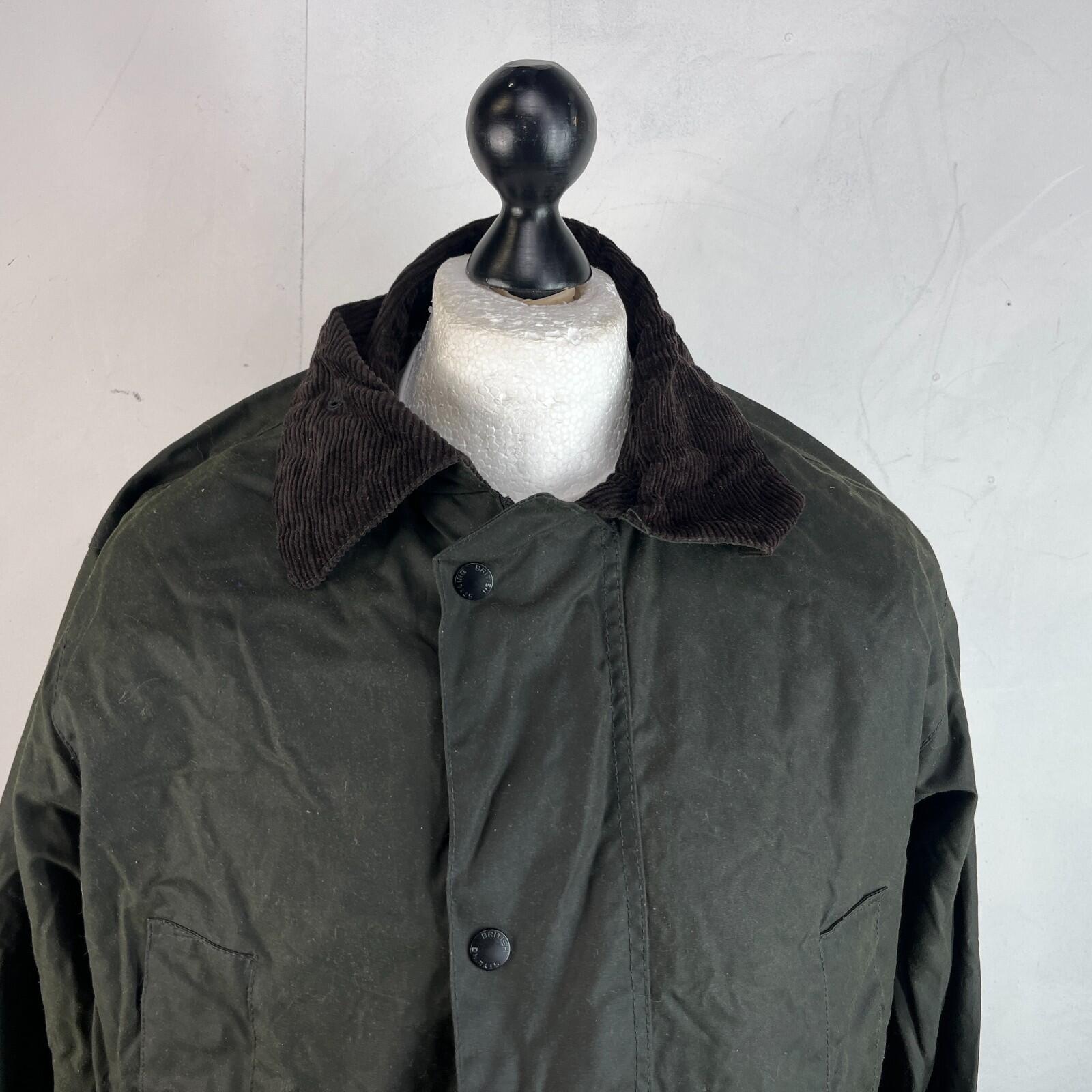 Crane Wax Jacket in Dark Green Waxed Cotton size Large