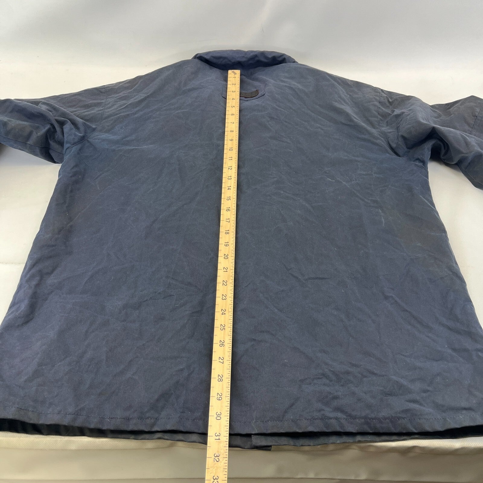 P.G. Field Men's Navy Blue Wax Jacket size XL British Made Outdoor Rural