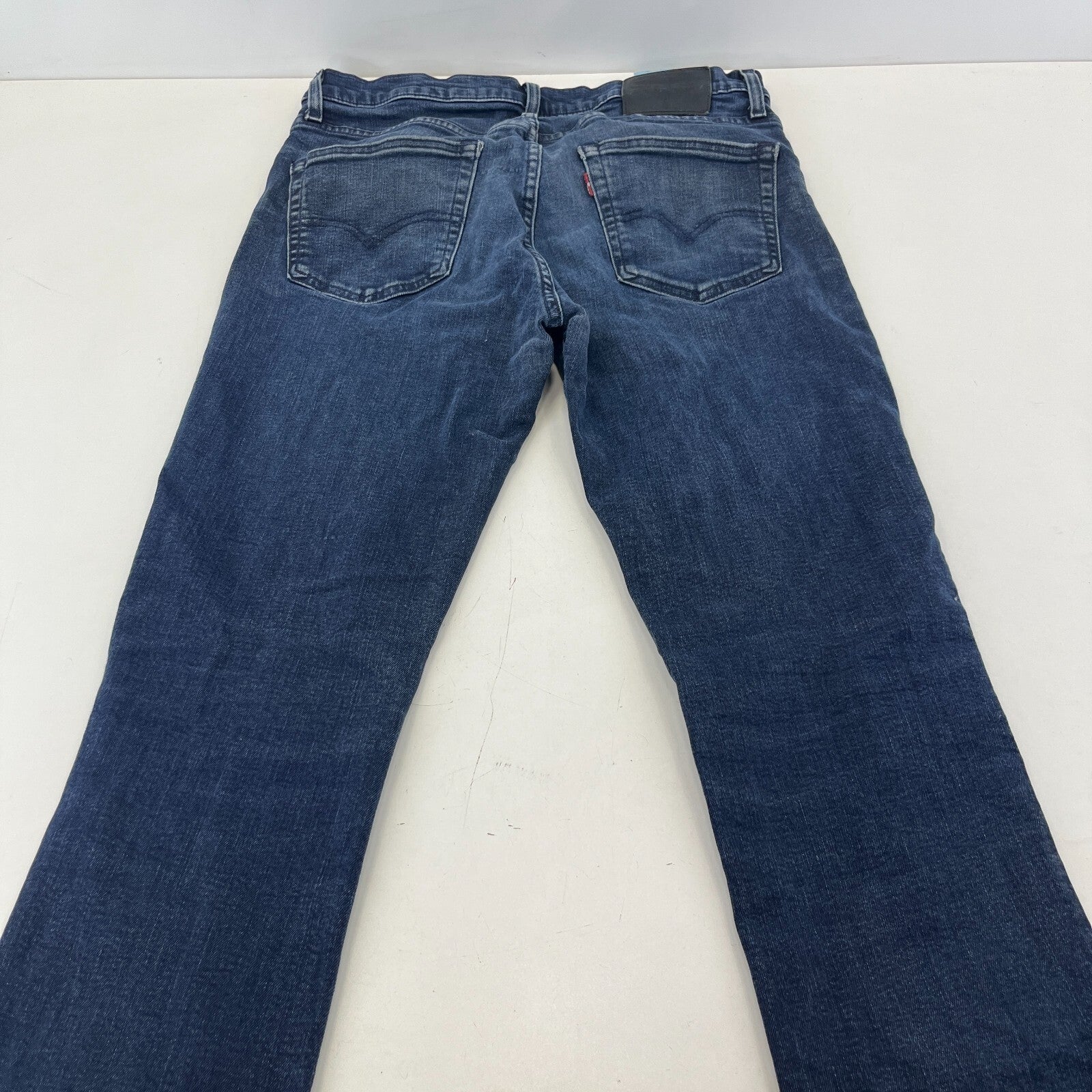 Levi's Mens 511 Slim Jeans W34" L32" Dark Blue Cotton Denim