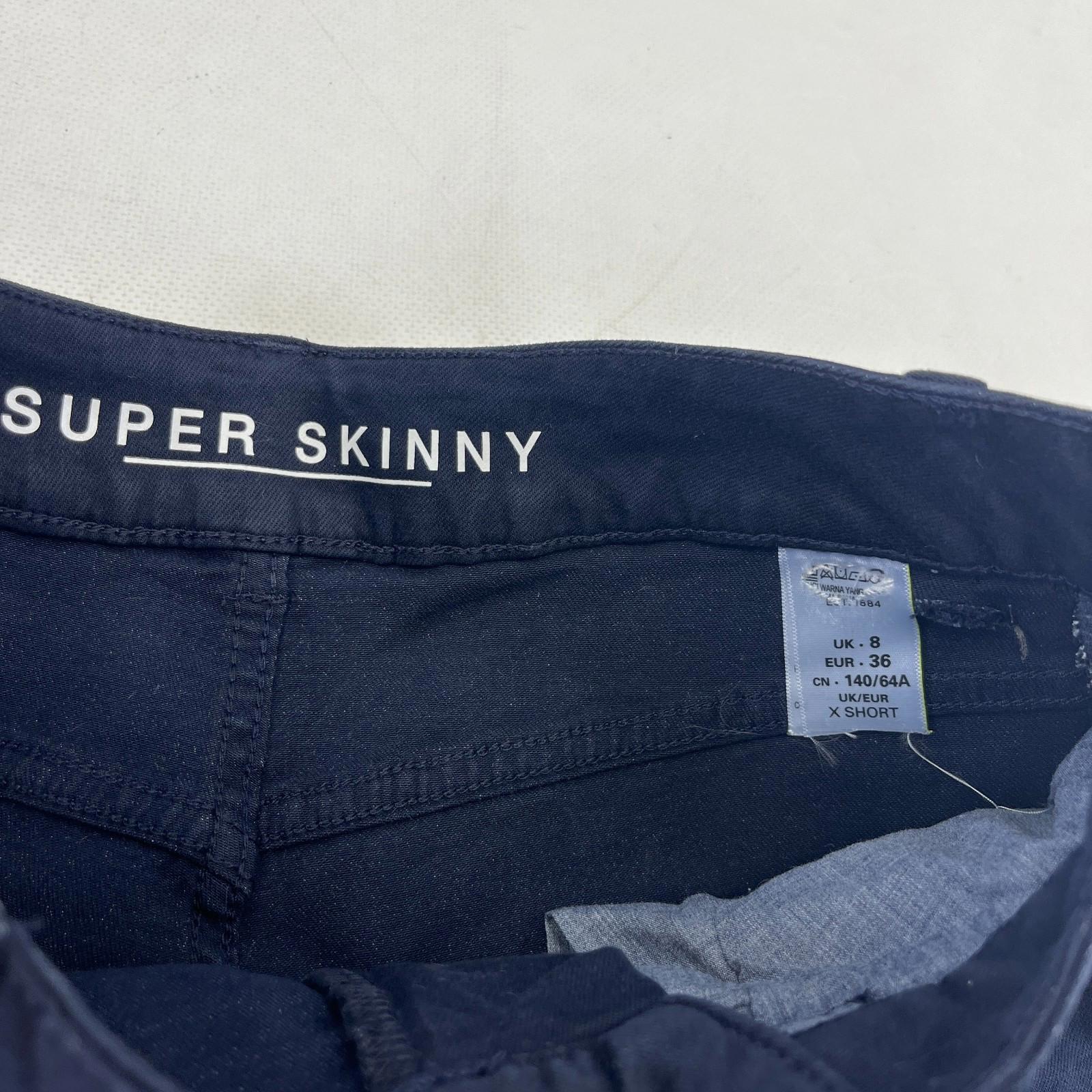 Marks & Spencer Navy Blue Super Skinny Jeans - UK size 8XS - BNWOT