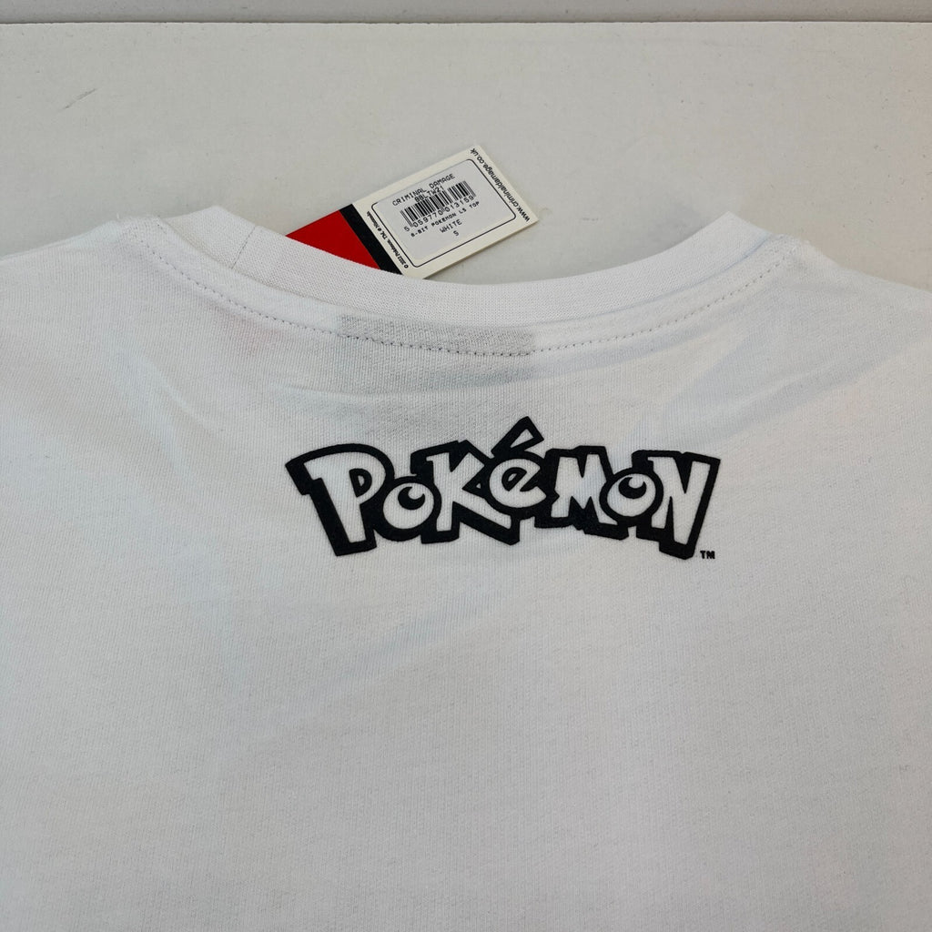 Criminal Damage Limited Edition Pokemon Sweatshirt White size Small - New