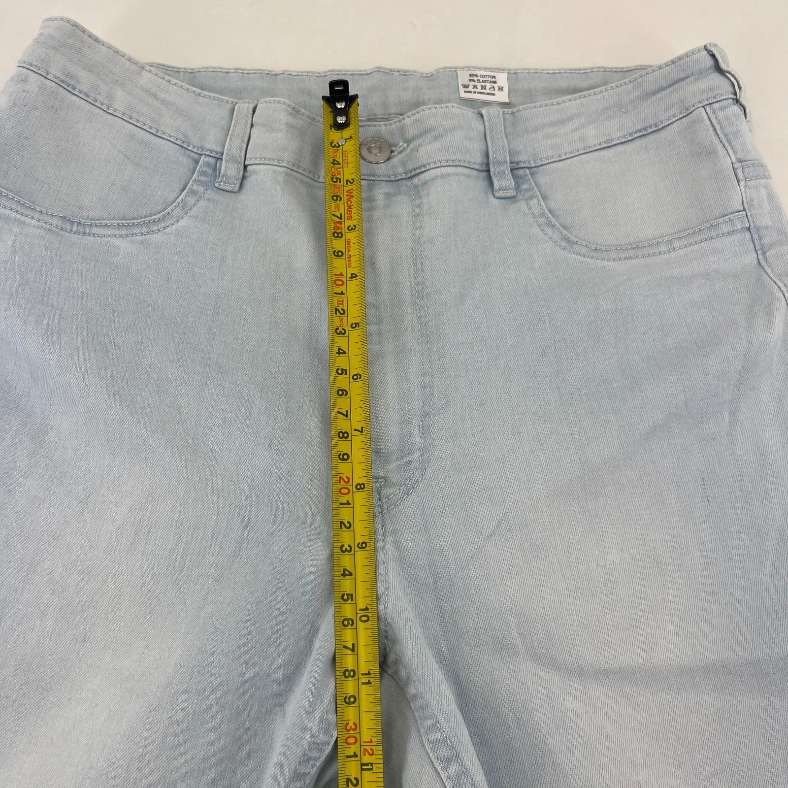 H&M Divided Denim Jeans size 16 Light Blue Denim NWOT