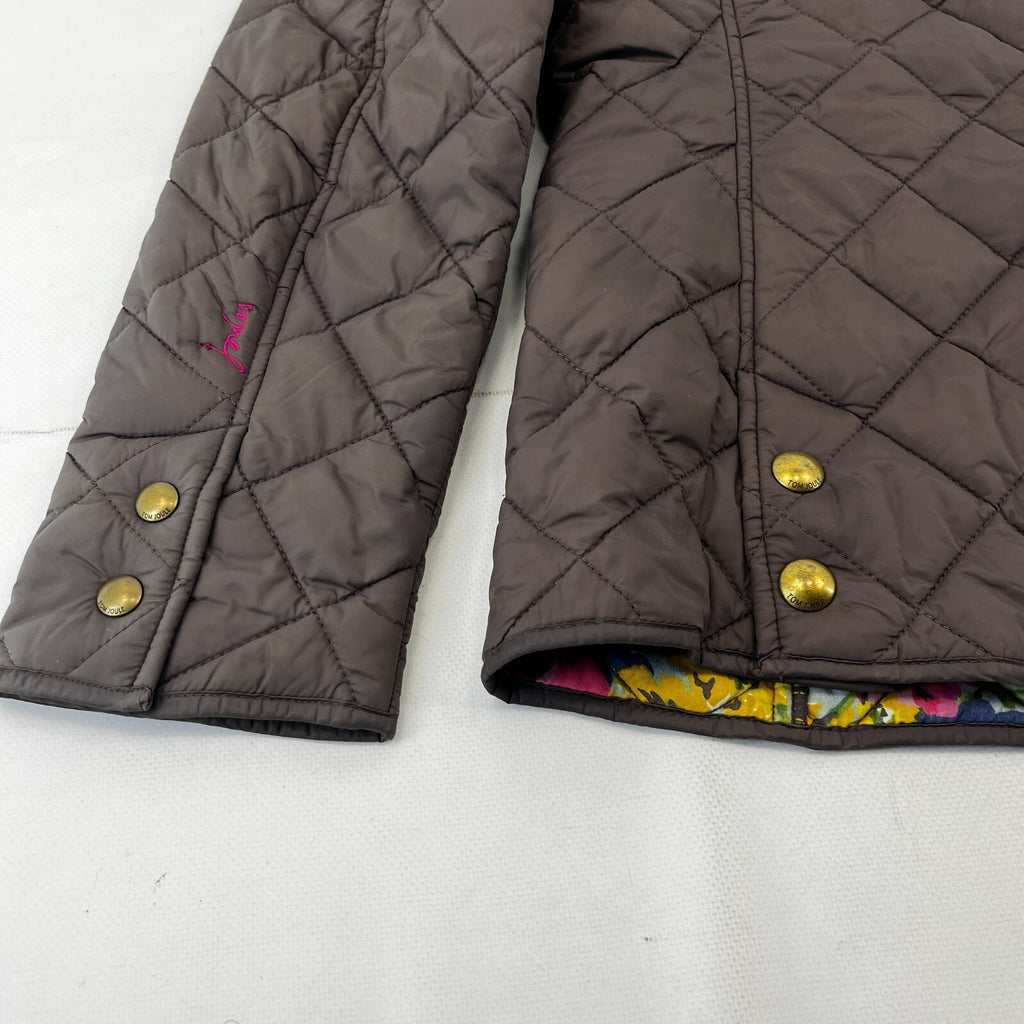 Tom Joule Joules Quilted Jacket in Chocolate Brown UK size 10