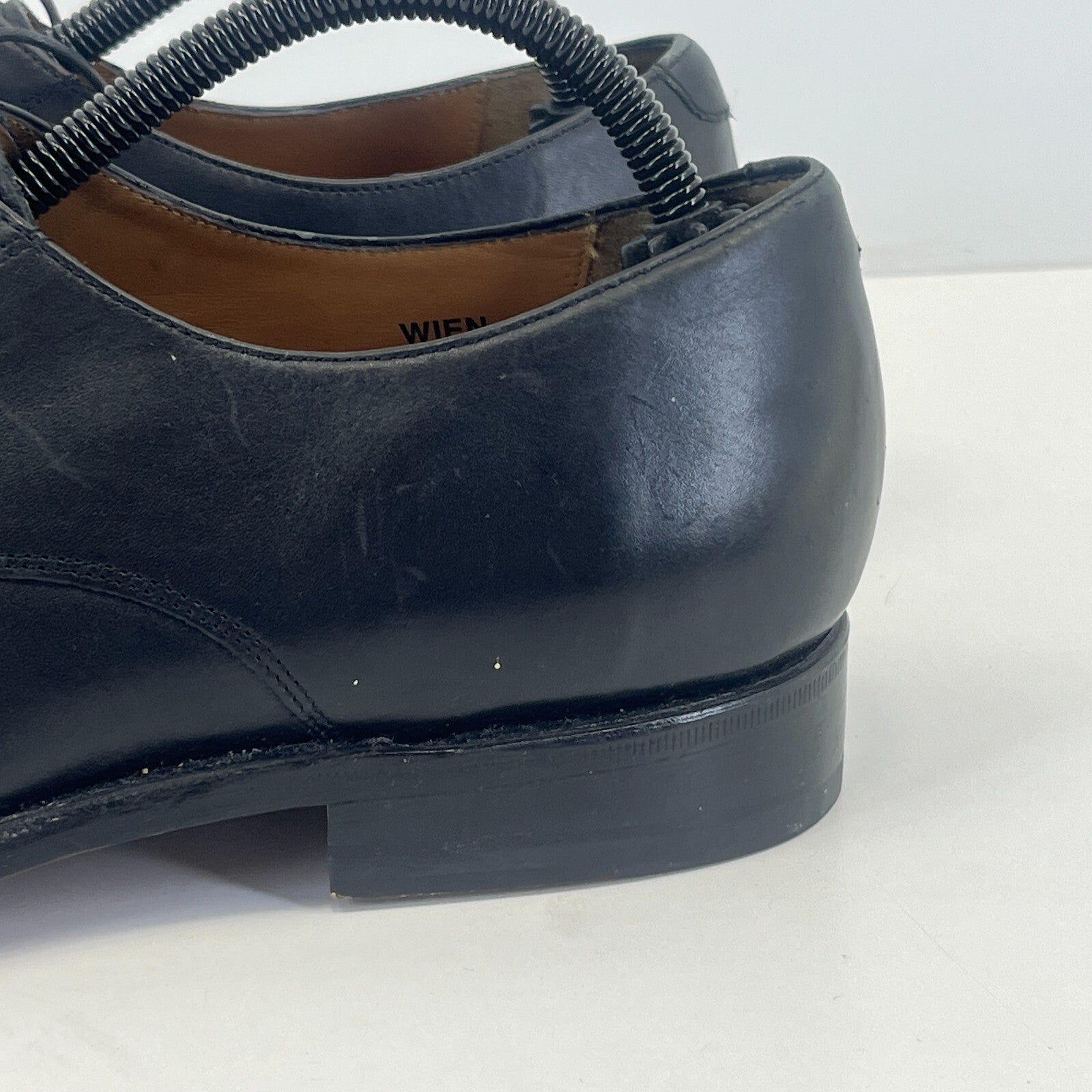 Gordon & Bros Men's Black Leather Oxford Dress Shoes size UK 8 - EU 42