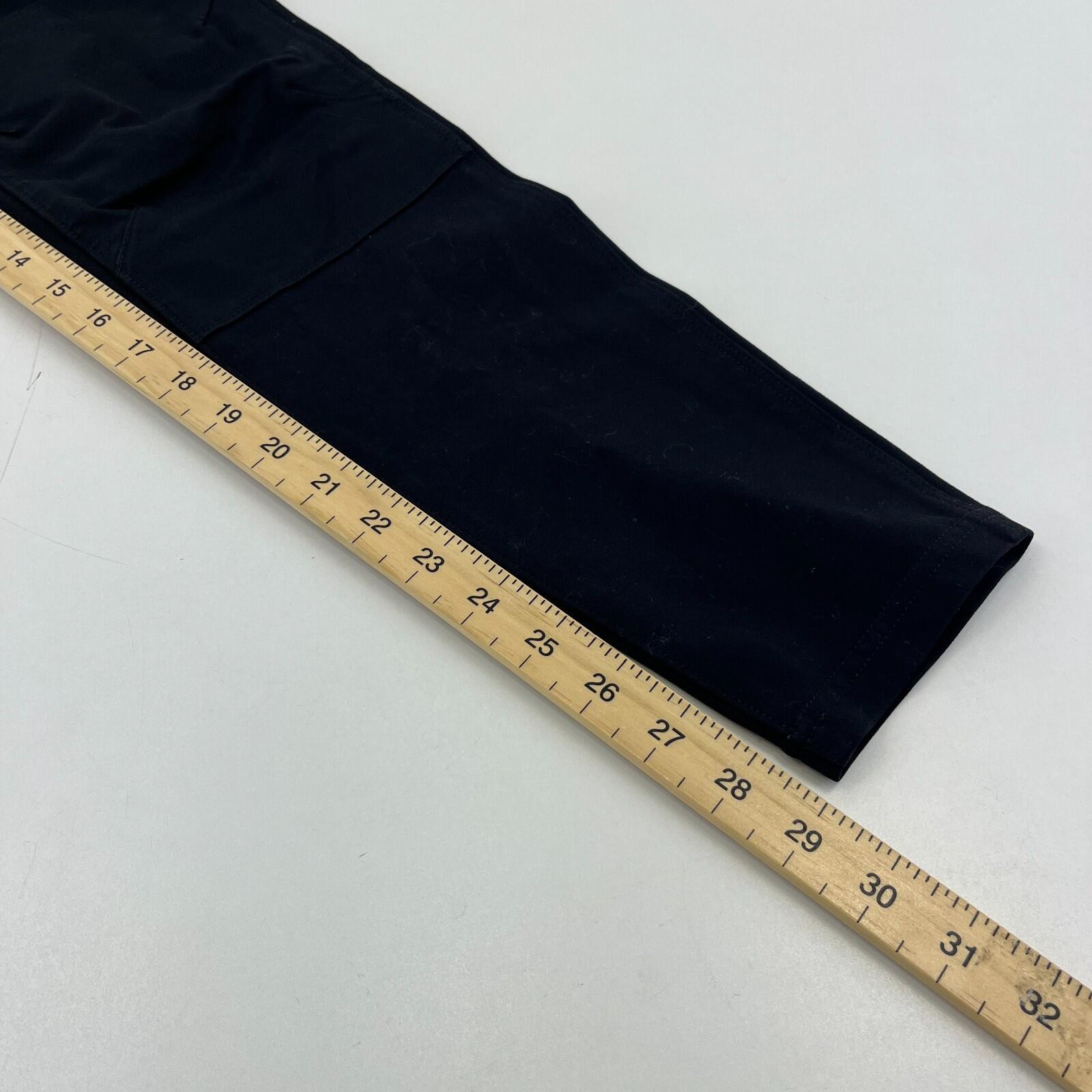 Carhartt Womens Black Regular Fit Fitted Trousers size M (8-10)