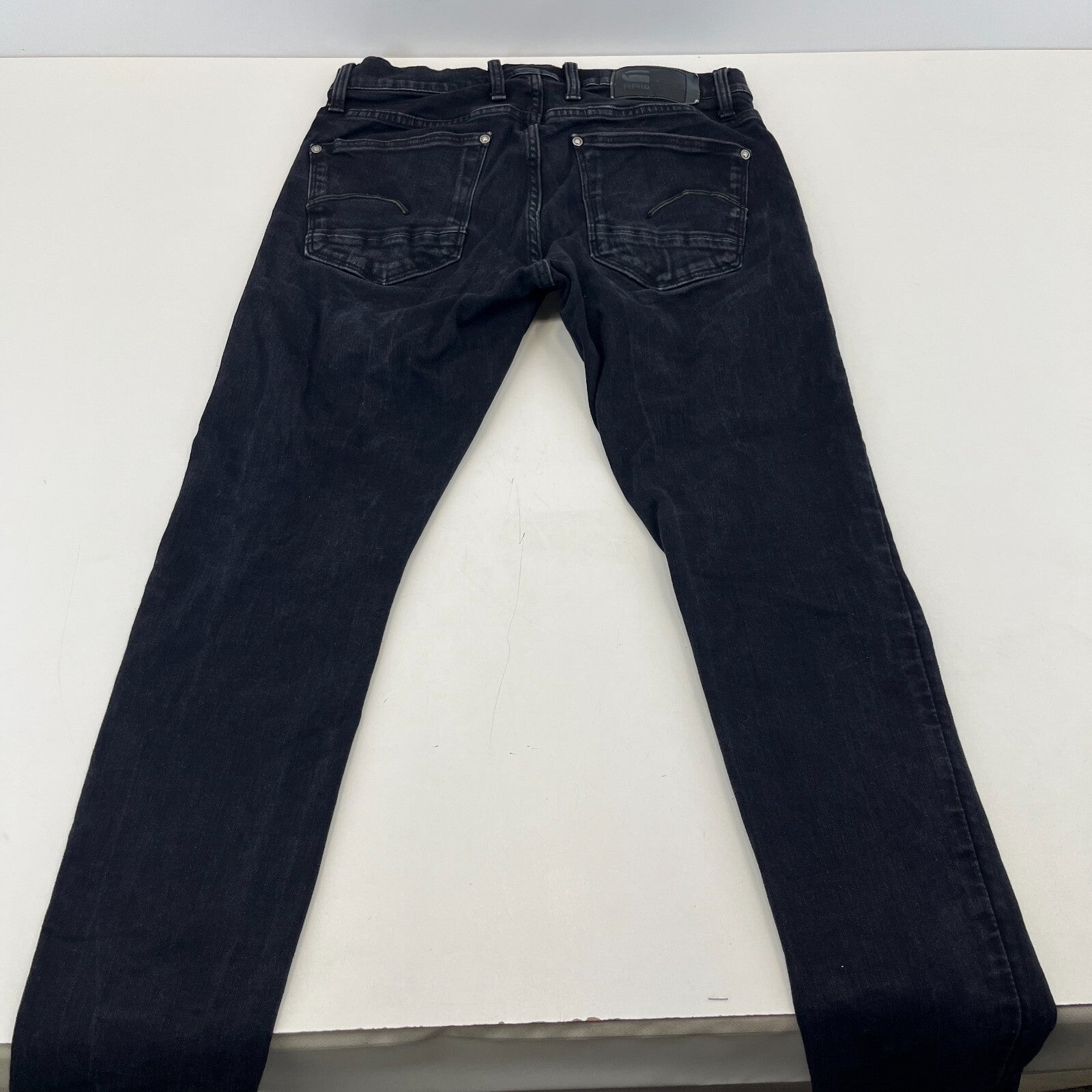 Men’s G-Star Raw Revend Skinny Dark Black Jeans W32" L30"