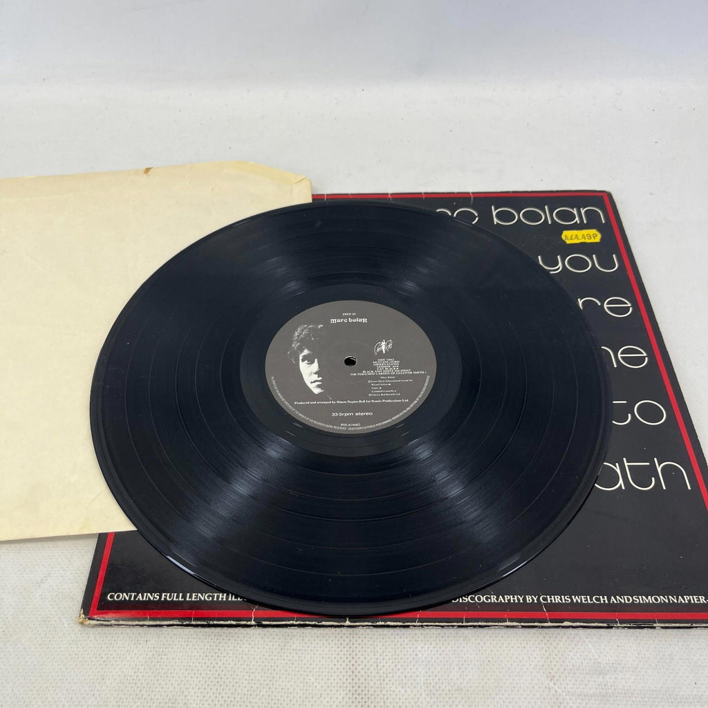 Marc Bolan /You Scare Me To Death UK 12" Vinyl LP 1981 Gatefold Book Rock/Glam