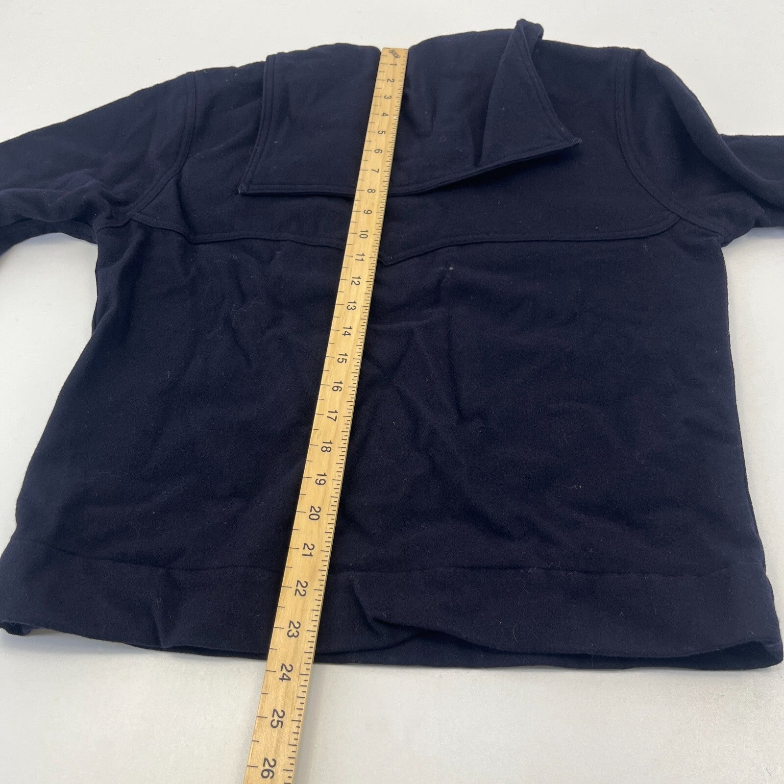 US Navy Mens Blue Crackerjack Pullover Uniform Sailor 100% Wool size 38 (Medium)