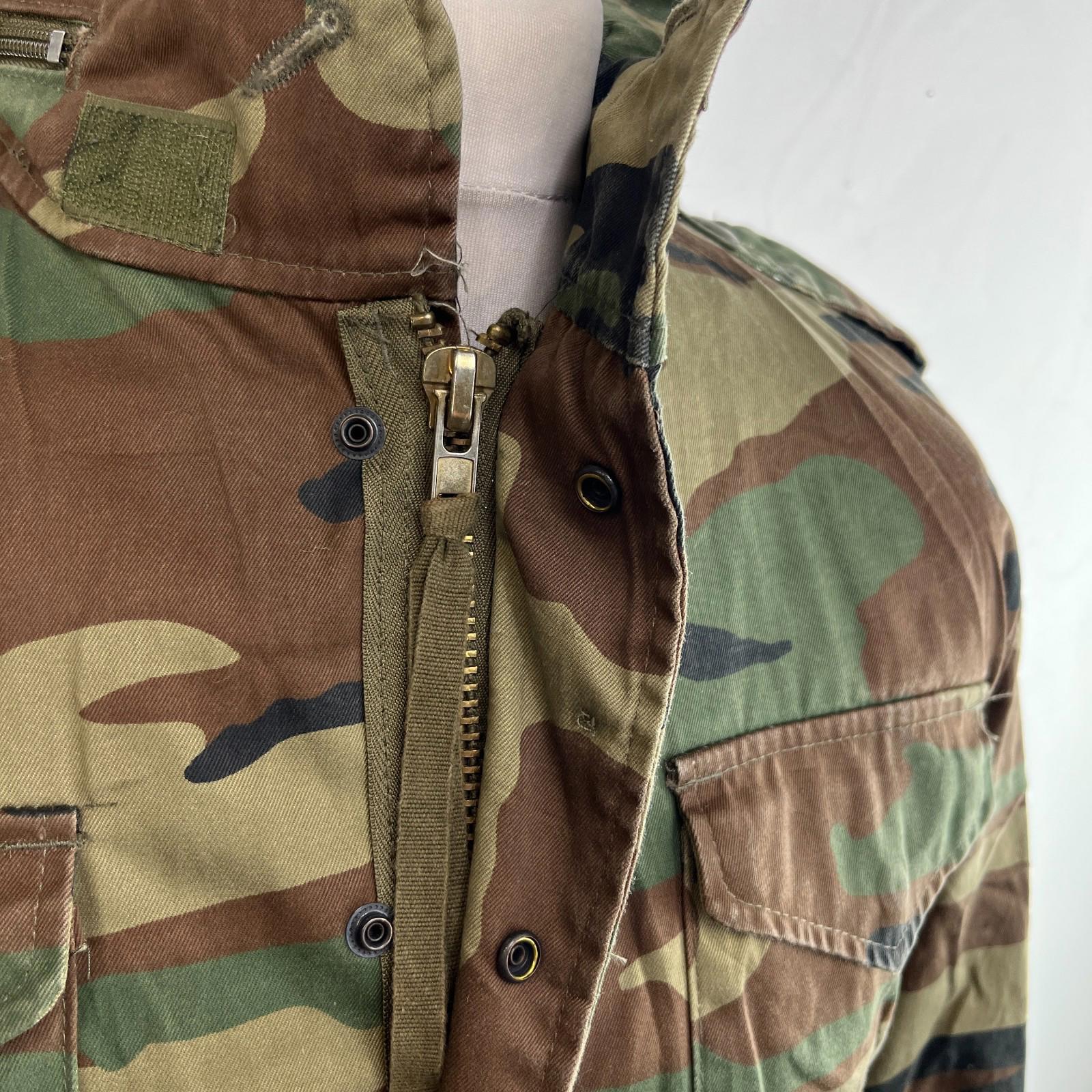 Mil-Tec US Army Military Jacket Green Camouflage size Youth XL + Hood
