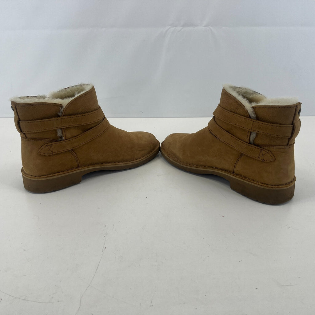 Ugg Aliso Women's Ankle Boots Tan Suede Leather size UK 8 EU 41 Model 1014623