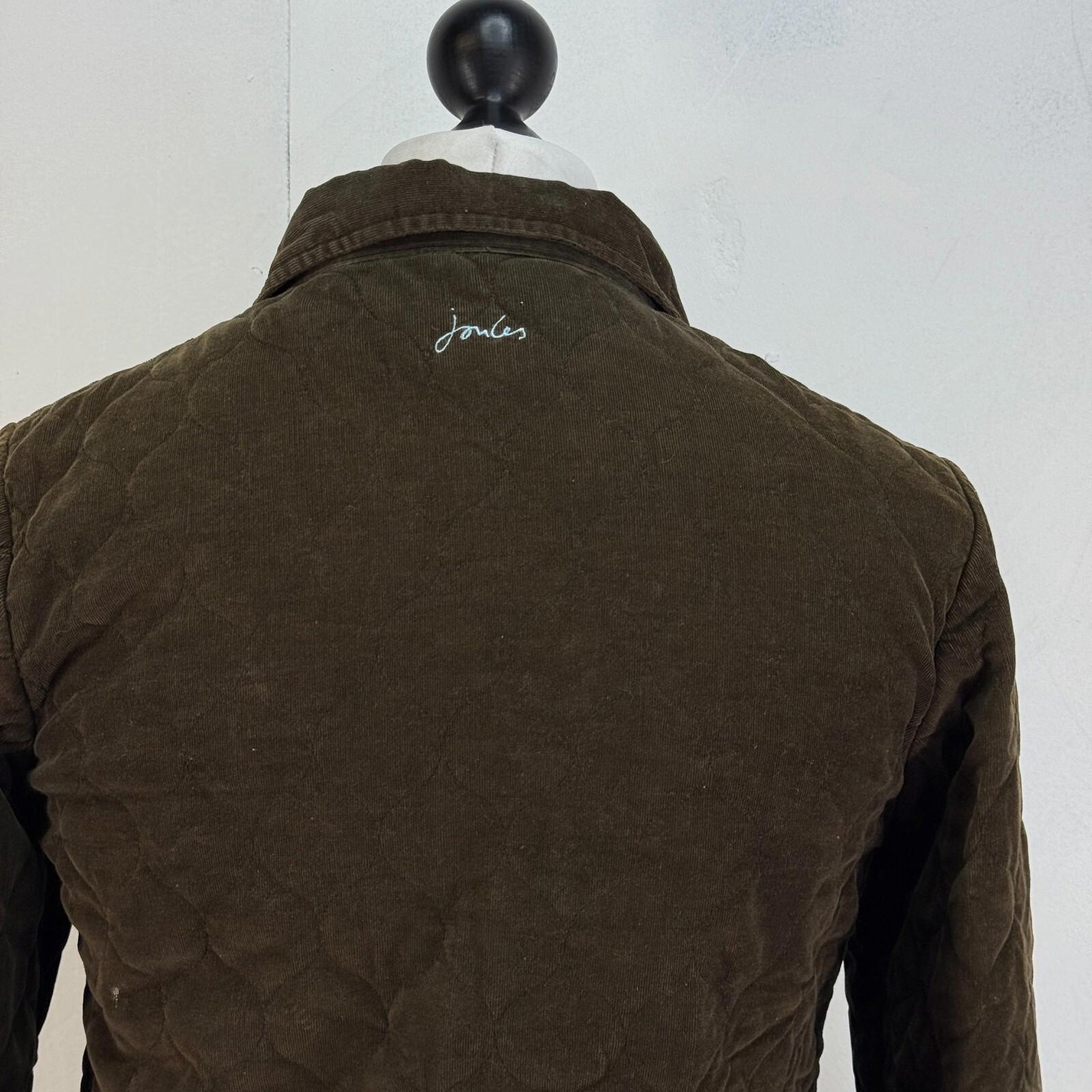Joules Dog Lover Corduroy Jacket Chocolate Brown UK Women's size 10