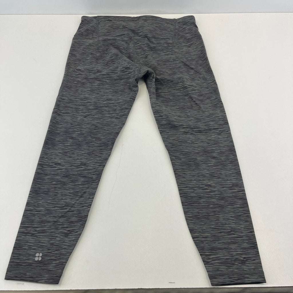 Sweaty Betty Power 7/8 Leggings size L Green Micro Camo Print Gym Yoga Run