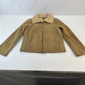 Vintage GAP Suede Leather Jacket Fleece Lined Ladies size Medium