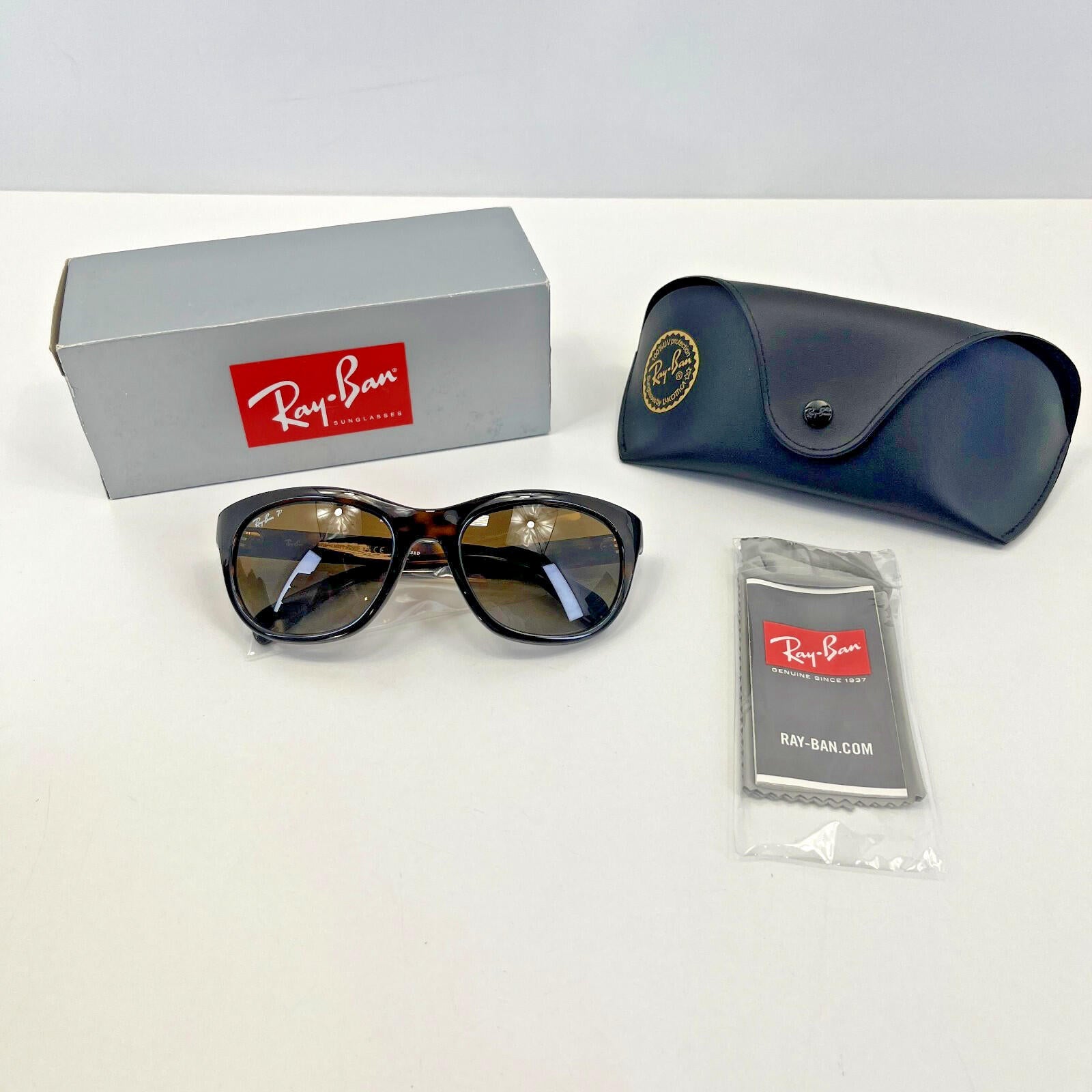 Genuine Ray-Ban RB4216 710/T5 Polarised Tortoise Brown Gradient Lenses 56mm  New