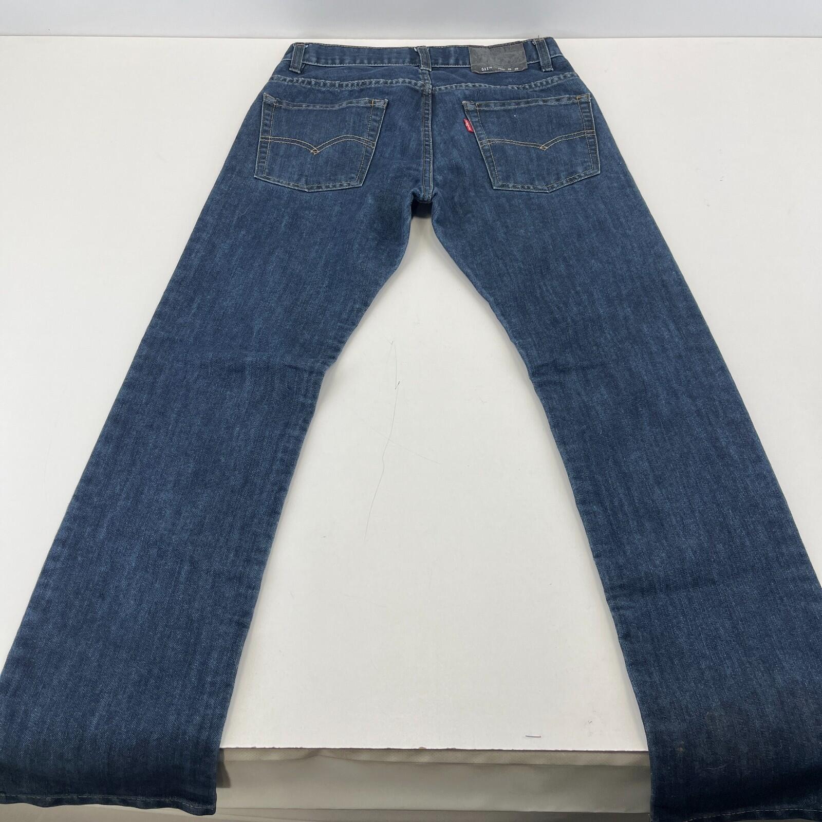 Levi’s 511 Slim Fit Jeans Women's W28" L28" Dark Blue Denim