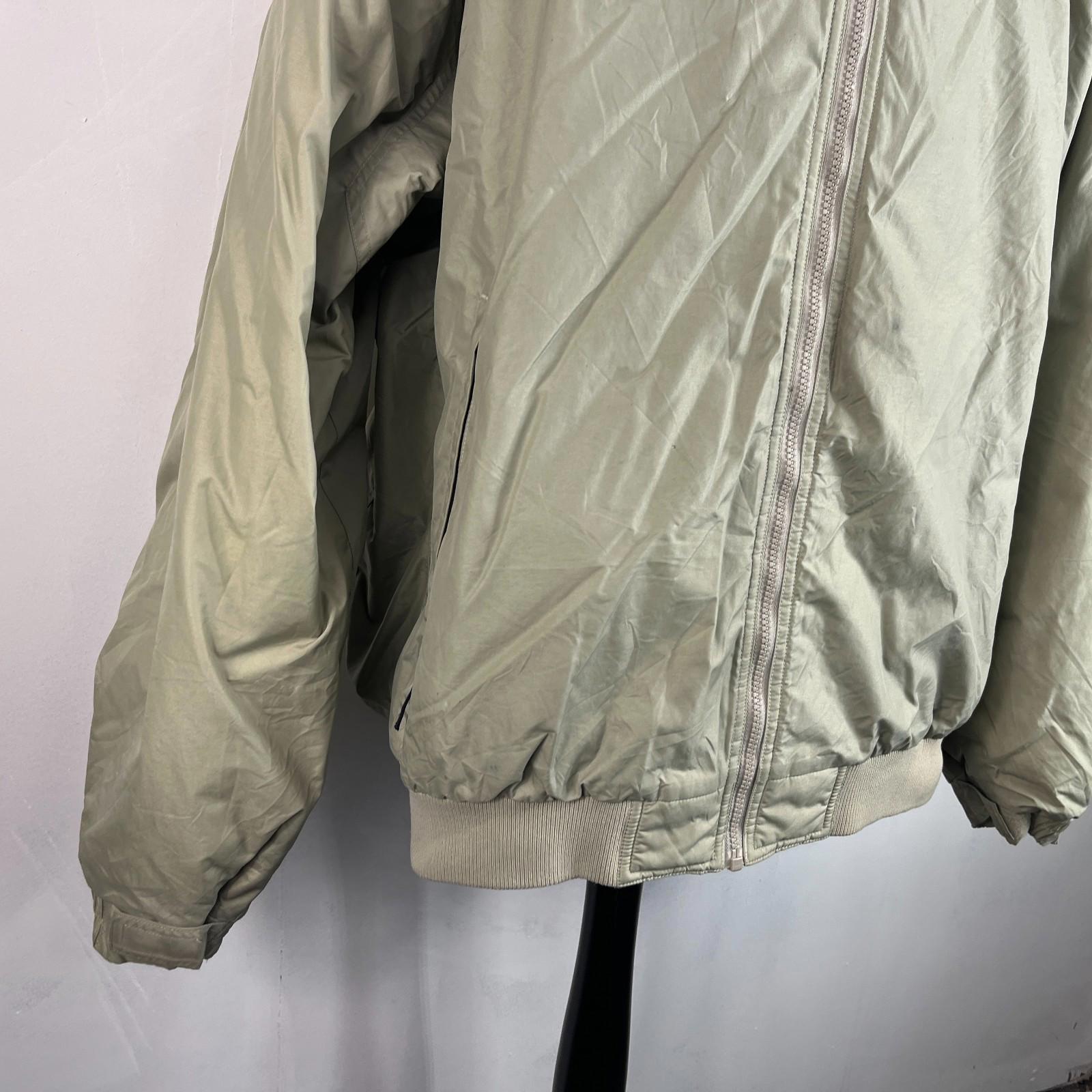 Columbia Men's Bomber Jacket Beige Fleece Lined Warm Casual US size 2XL - UK 3XL