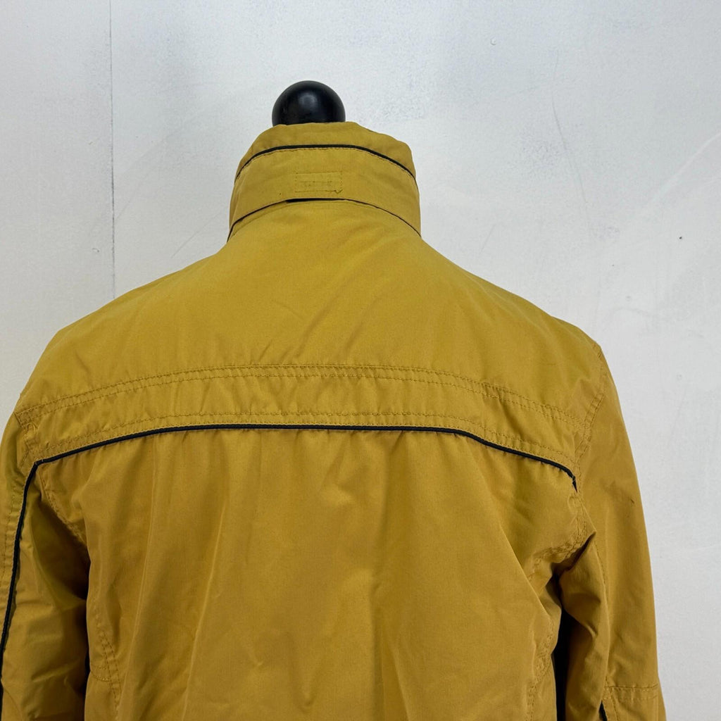 Saxon Hiking Jacket Showerproof Countrywear Premium Mens Mustard Yellow size S
