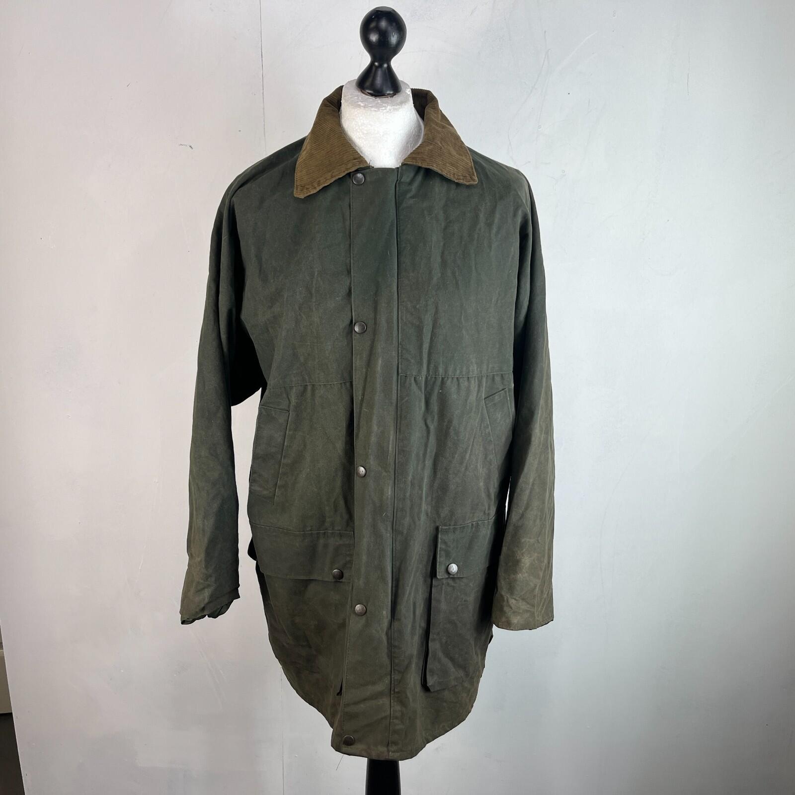 Kenrick Quality Green Wax Jacket UK XL Dog Walking Hunting Shooting Countrywear