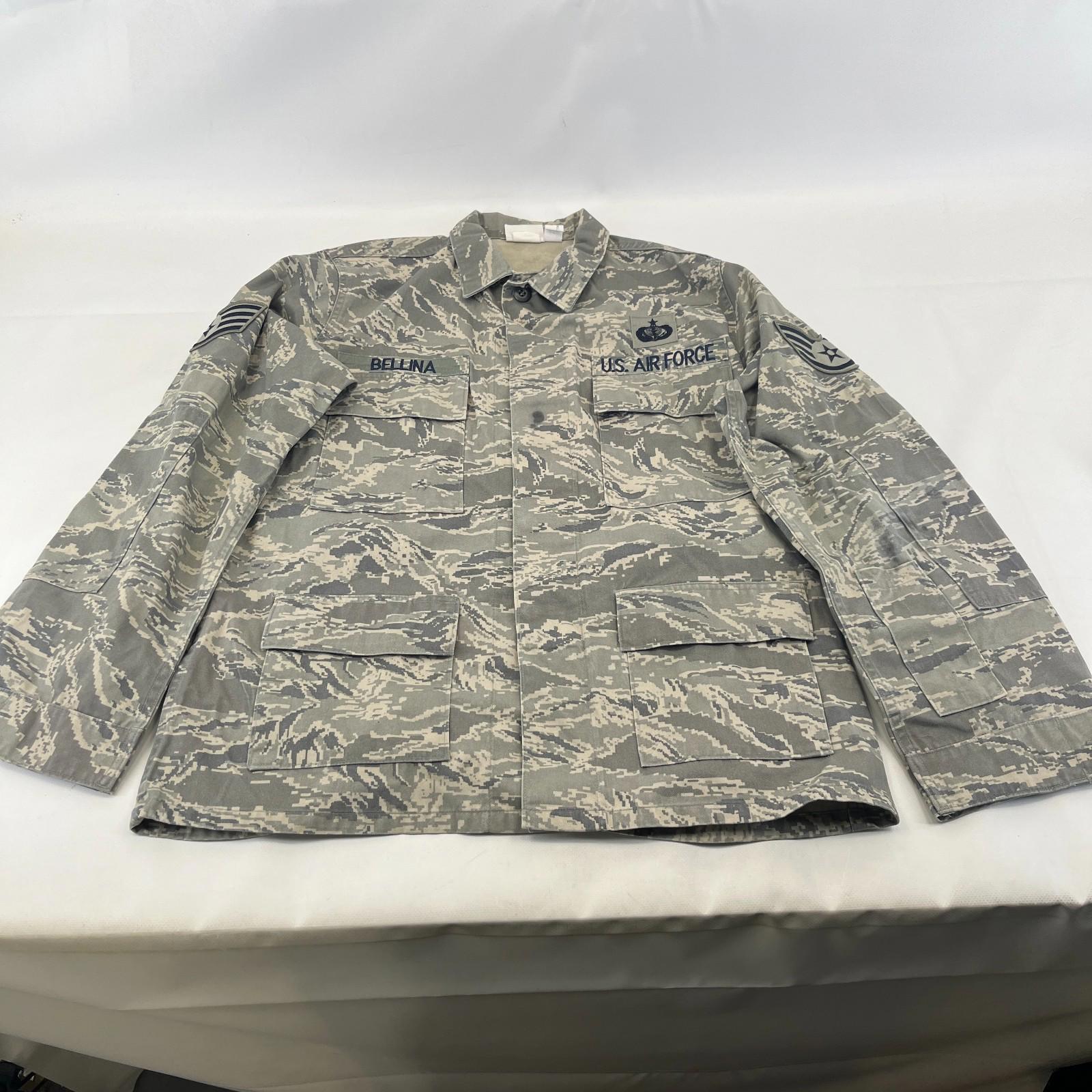 US Air Force Jacket Grey Pixel Camouflage Digital Tiger Stripe BDU Medium 40R