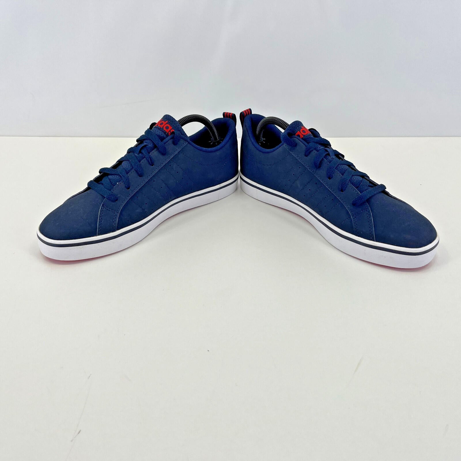 Adidas VS Pace Trainers Casual Shoes in Navy Blue & Red UK size 7 / EU 40 2/3