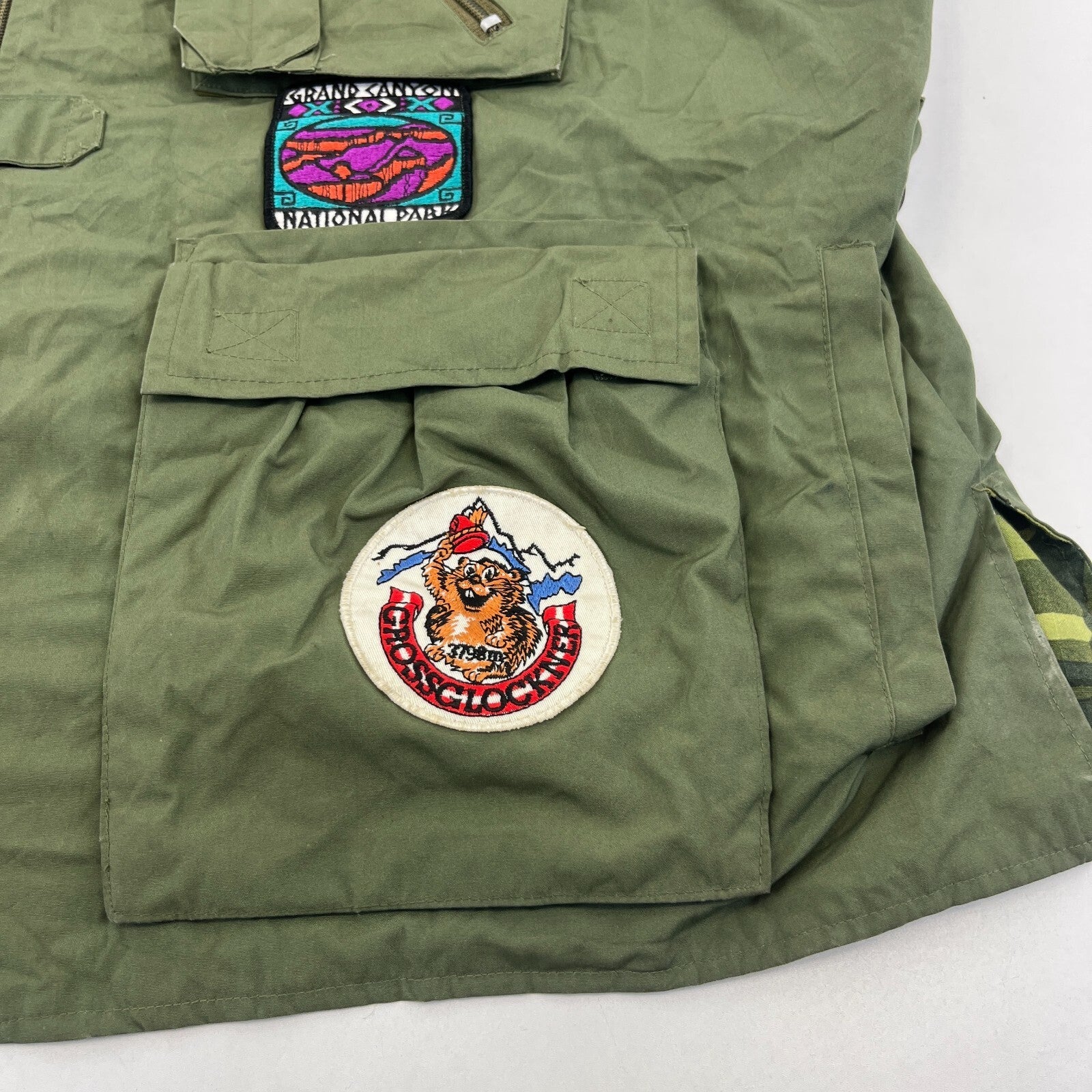 Khaki Green Men's Fishing Vest Gilet Hunting Shooting Multi Pocket size 2XL