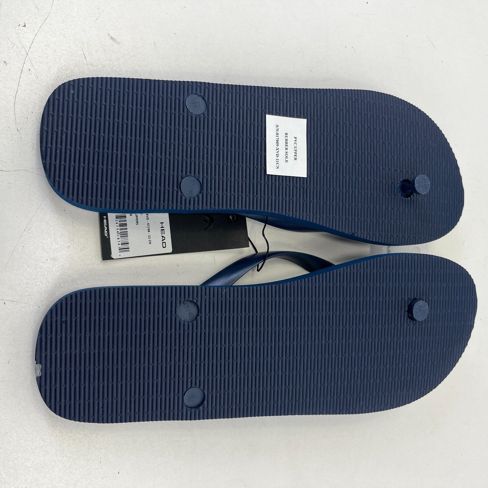 Head Flip Flops Beach Slippers Blue/Red Gradient Men's UK 13 EU 47/48