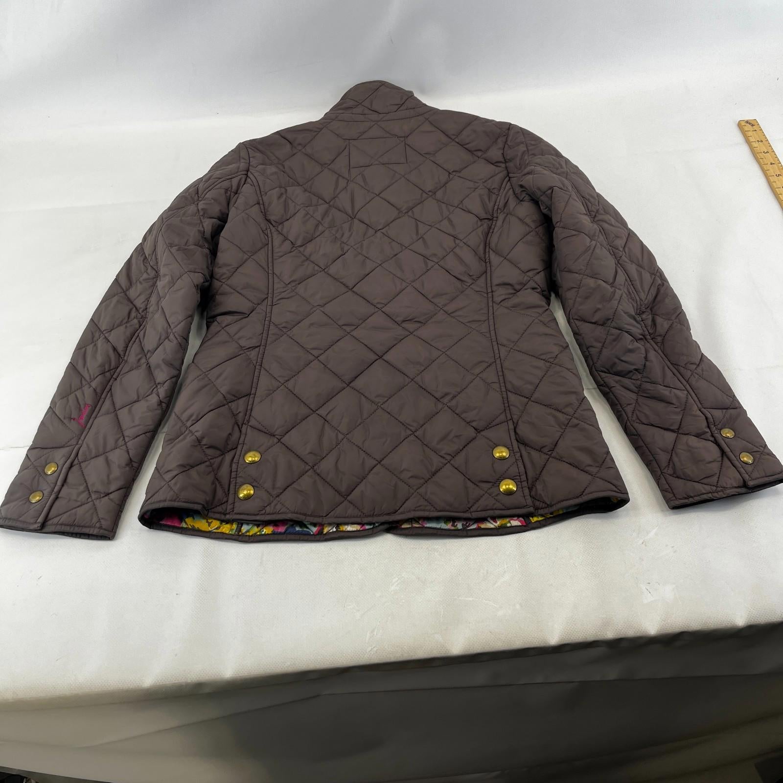 Tom Joule Joules Quilted Jacket in Chocolate Brown UK size 10